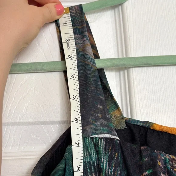 Multicolor Abstract Maxi Dress - Picture 7 of 7